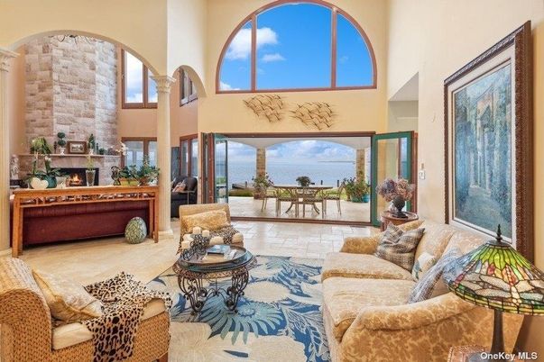 Fireplace, Interior, Living room, Stone Walls