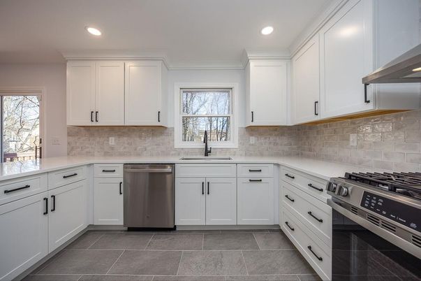 Interior, Kitchen, Recessed Lighting, Stainless Steel Appliances