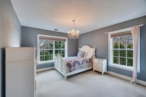 Bedroom, Chandelier, Interior