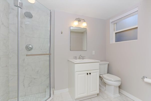Bathroom, Glass Shower, Interior, Marble, Marble Walls