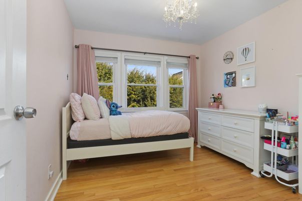 Bedroom, Chandelier, Interior, Wood Texture Flooring