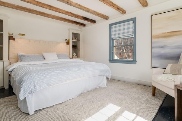 Bedroom, Interior, Wooden Beams