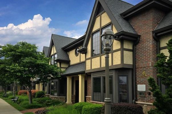 Exterior, Facade, Brick Facade, Tudor Revival