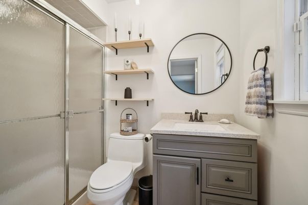 Bathroom, Glass Shower, Interior