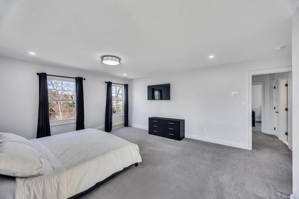 Bedroom, Interior, Recessed Lighting