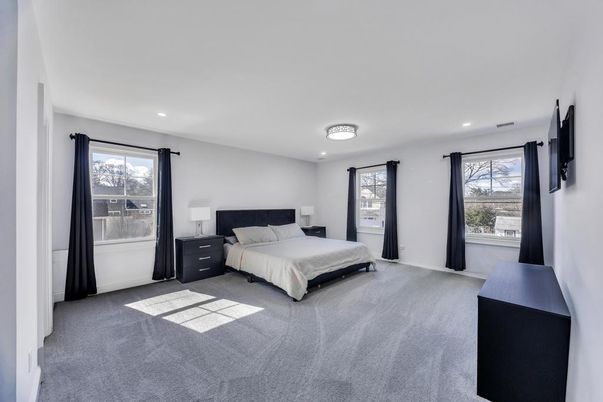 Bedroom, Interior, Recessed Lighting