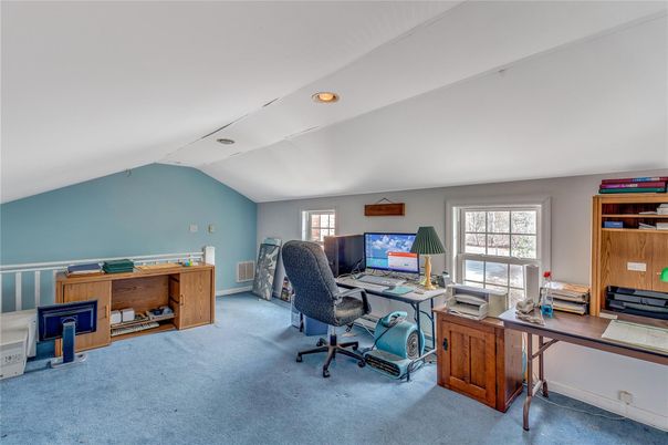 Home Office, Interior, Recessed Lighting