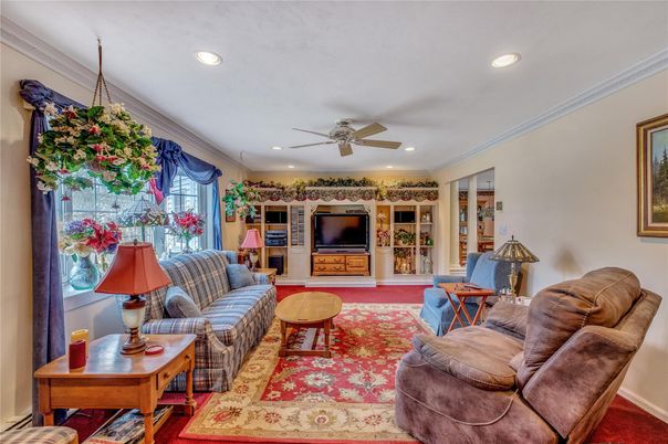 Interior, Living room, Recessed Lighting