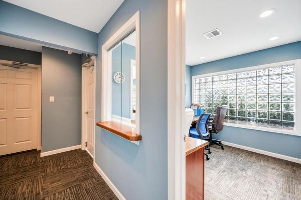 Home Office, Interior, Recessed Lighting