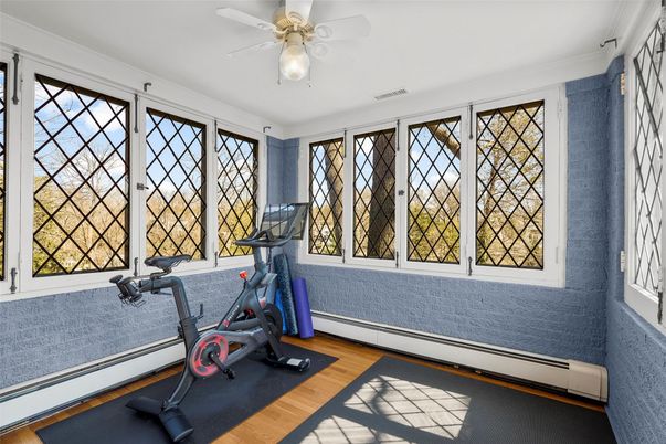 Fitness Equipment, Interior, Wood Texture Flooring