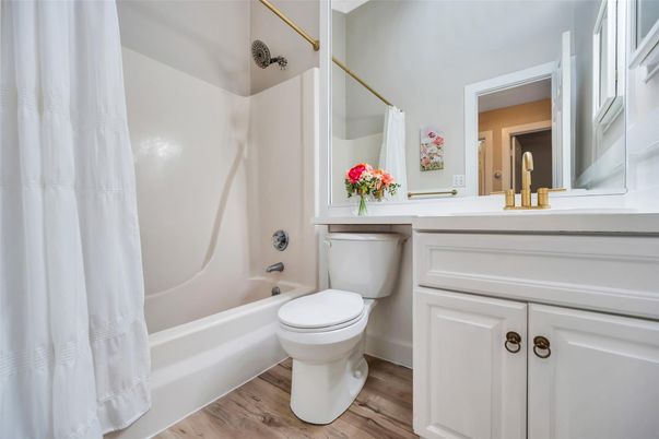 Bathroom, Interior, Wood Texture Flooring