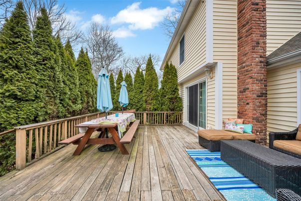 Exterior, Wood Texture Flooring