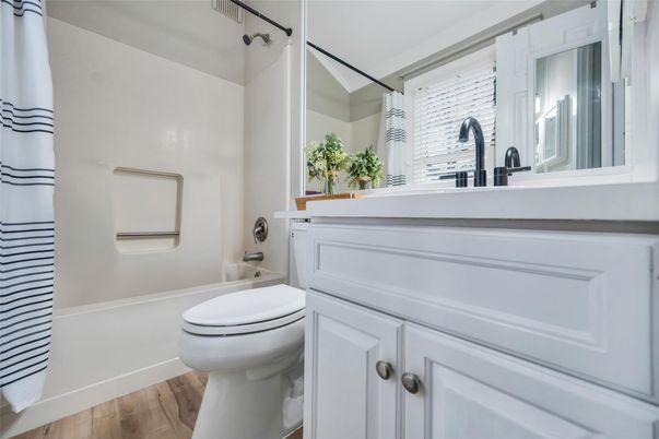 Bathroom, Interior, Wood Texture Flooring
