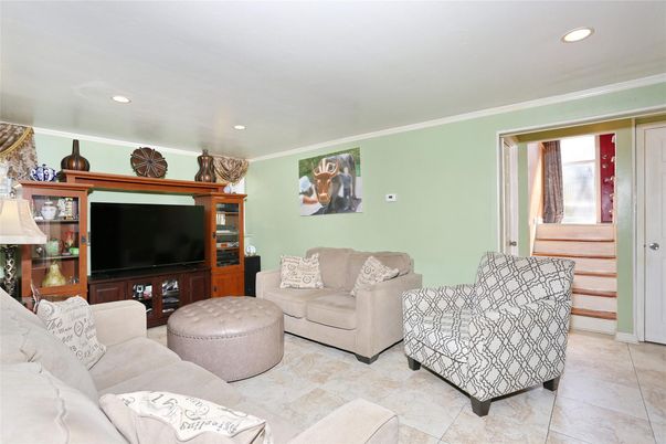 Interior, Living room, Recessed Lighting