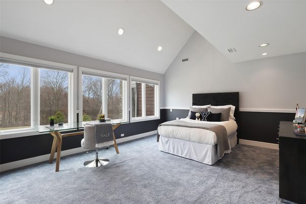 Bedroom, Home Office, Interior, Recessed Lighting