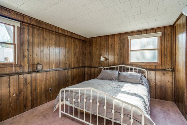 Bedroom, Interior, Wooden Walls