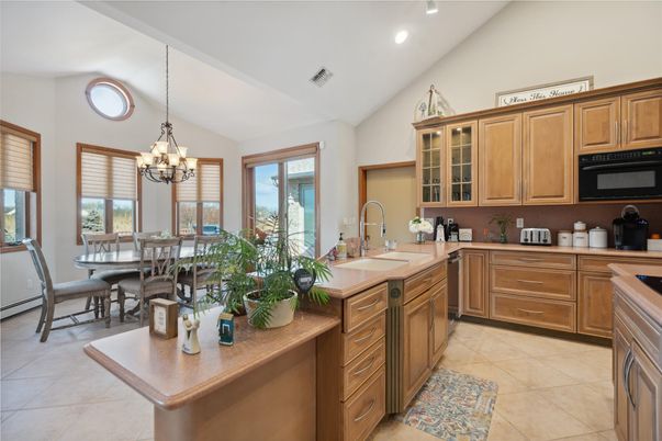 Chandelier, Dining room, Interior, Kitchen, Recessed Lighting
