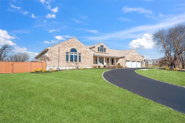 Attached, Backyard, Exterior, Facade, Brick Facade, French Provincial