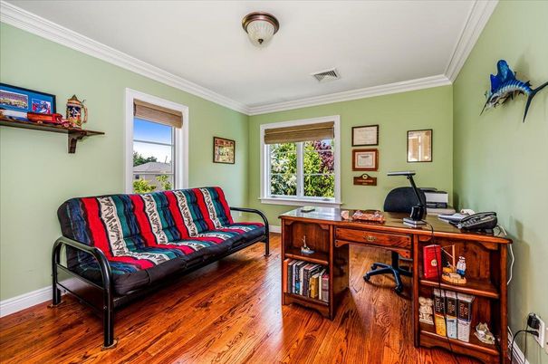 Home Office, Interior, Wood Texture Flooring