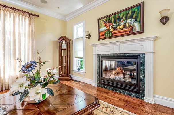 Fireplace, Interior, Wood Texture Flooring