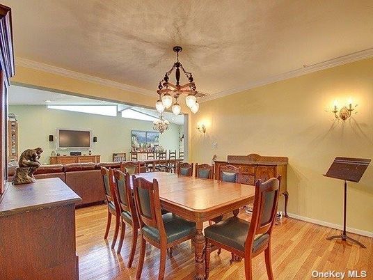 Chandelier, Dining room, Interior, Living room, Wood Texture Flooring