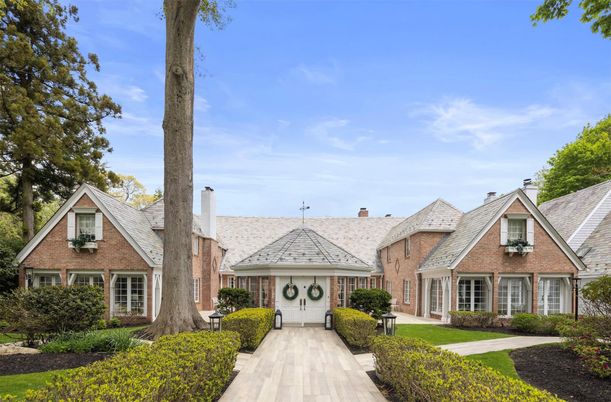 Exterior, Facade, Brick Facade, Tudor Revival