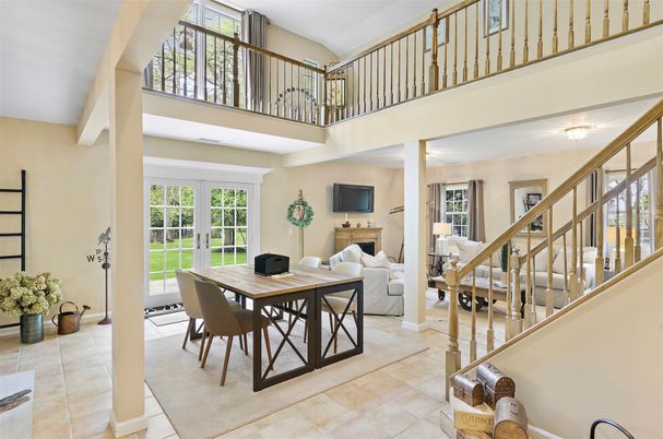 Dining room, Fireplace, Interior, Living room