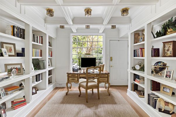 Home Office, Interior, Wood Texture Flooring