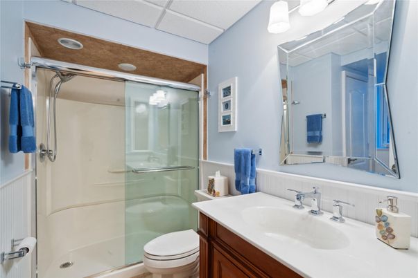 Bathroom, Glass Shower, Interior