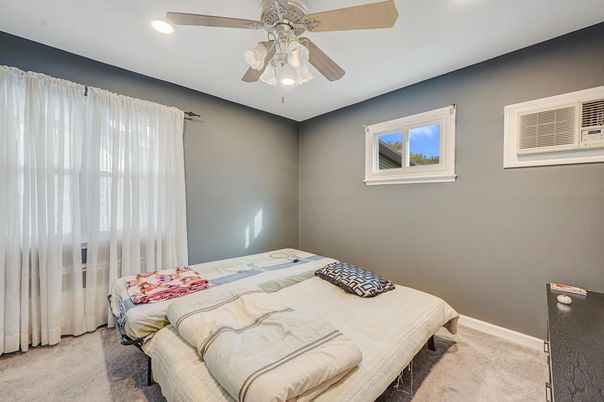 Bedroom, Interior, Recessed Lighting