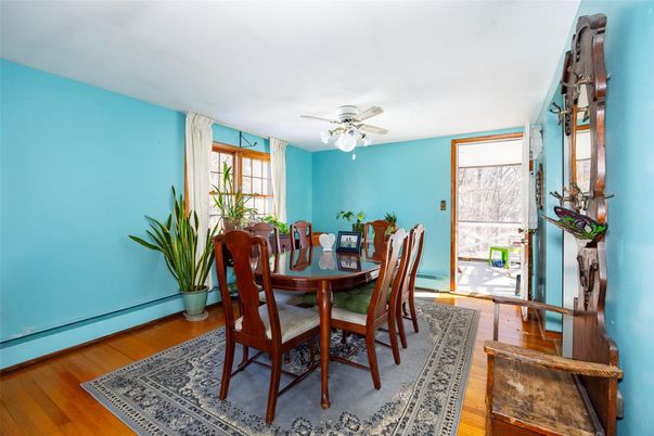 Dining room, Interior, Wood Texture Flooring