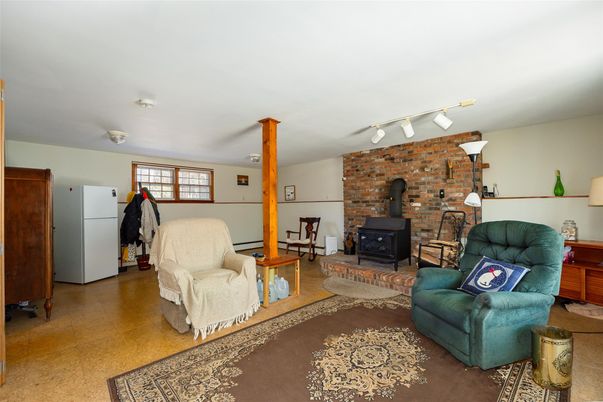 Fireplace, Interior, Living room, Stone Walls