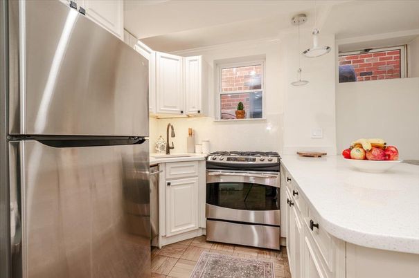 Interior, Kitchen, Pendant Lights, Stainless Steel Appliances