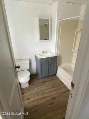 Bathroom, Interior, Wood Texture Flooring