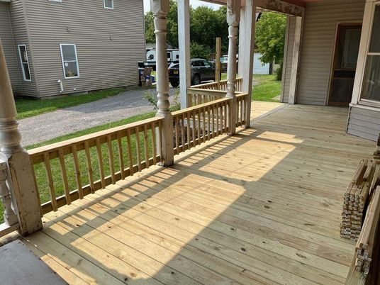 Exterior, Wood Texture Flooring