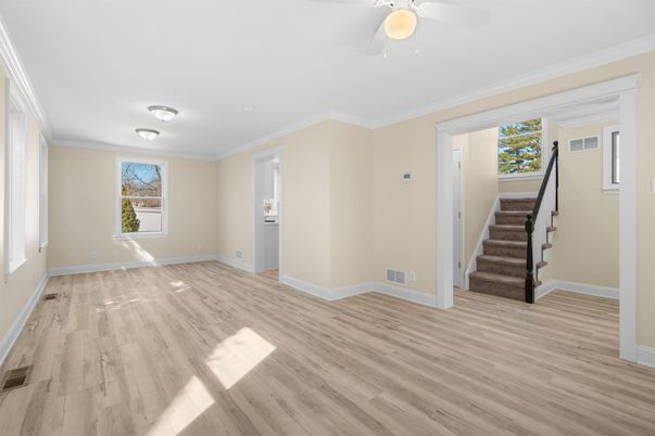 Empty room, Interior, Wood Texture Flooring