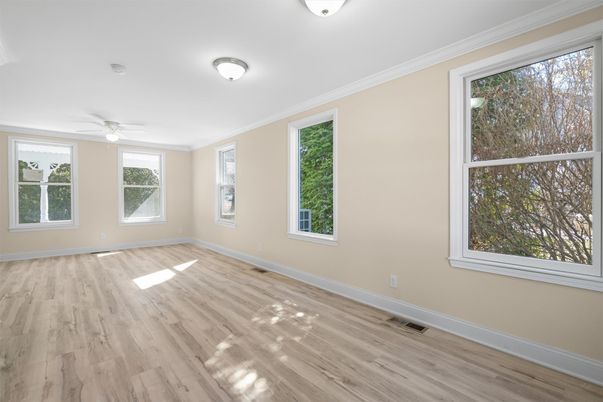 Empty room, Interior, Wood Texture Flooring