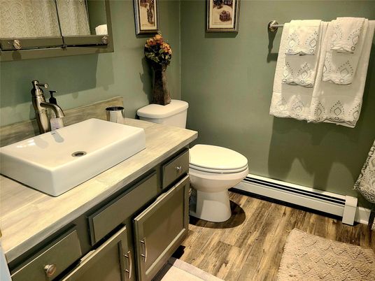 Bathroom, Interior, Wood Texture Flooring