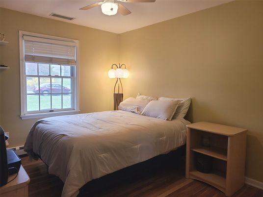 Bedroom, Interior, Wood Texture Flooring