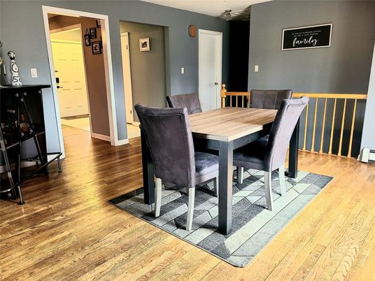 Dining room, Interior, Wood Texture Flooring