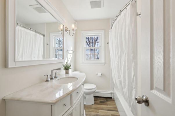 Bathroom, Interior, Wood Texture Flooring