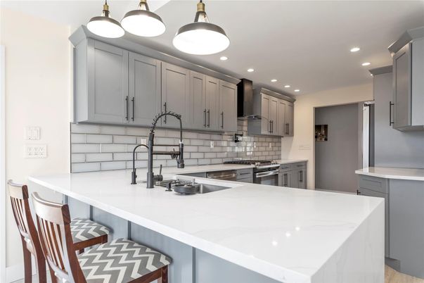 Interior, Kitchen, Recessed Lighting, Stainless Steel Appliances