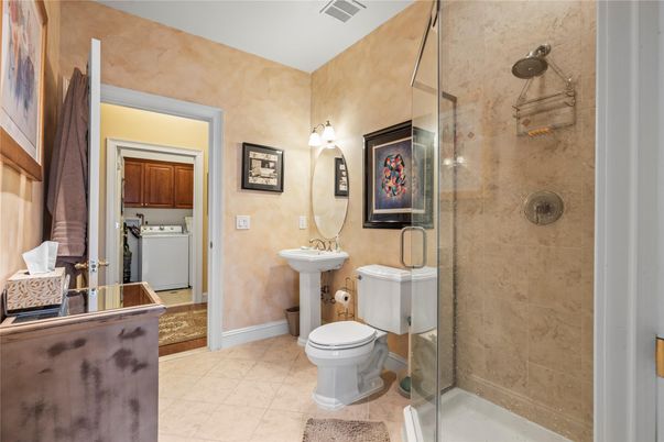 Bathroom, Glass Shower, Interior