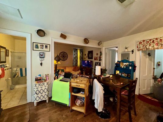 Dining room, Interior, Wood Texture Flooring