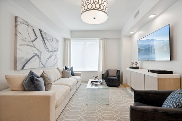 Interior, Living room, Recessed Lighting