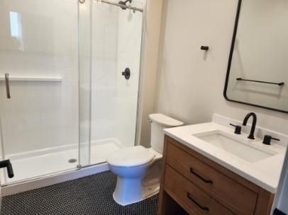 Bathroom, Glass Shower, Interior