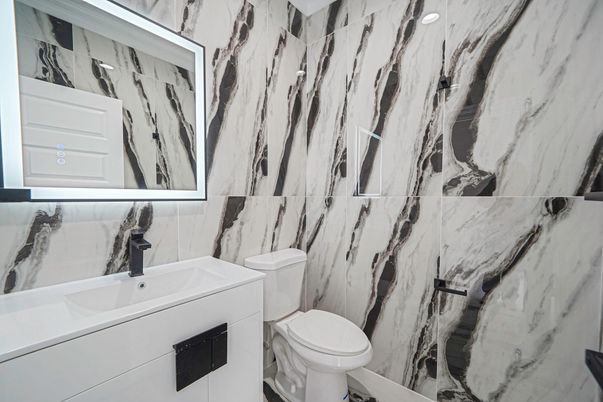 Bathroom, Interior, Marble Walls