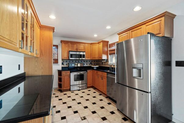 Interior, Kitchen, Recessed Lighting, Stainless Steel Appliances