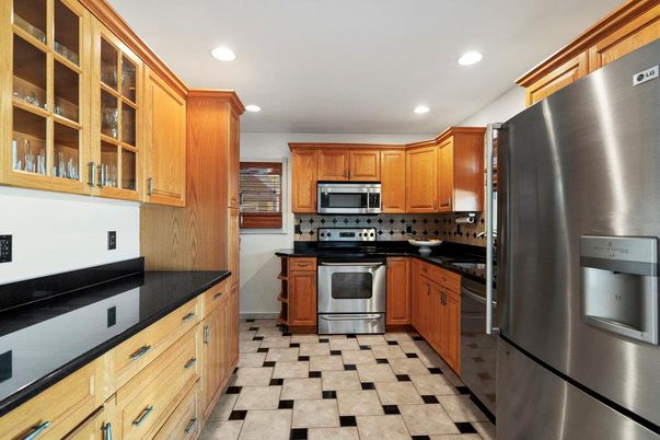 Interior, Kitchen, Recessed Lighting, Stainless Steel Appliances