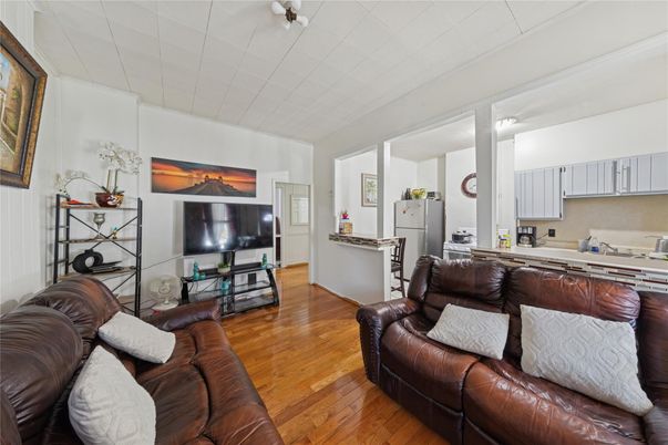 Interior, Kitchen, Living room, Wood Texture Flooring